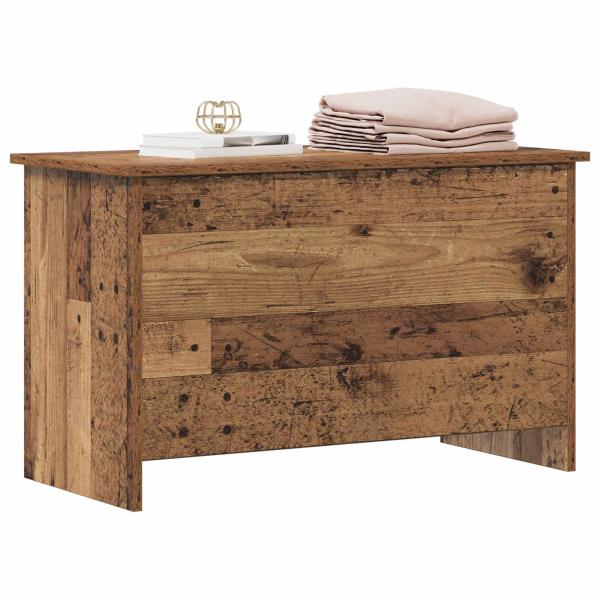 Aufbewahrungstruhe Altholz 80 x 40 x 50 cm Holzwerkstoff