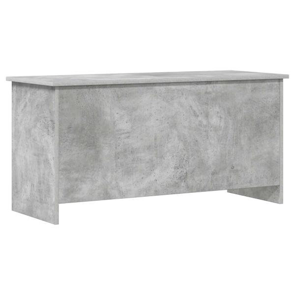 Aufbewahrungstruhe Betongrau 100 x 40 x 50 cm Holzwerkstoff