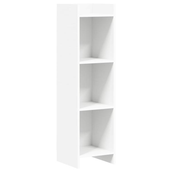 Bücherregal Weiß 30 x 30 x 111 cm Holzwerkstoff