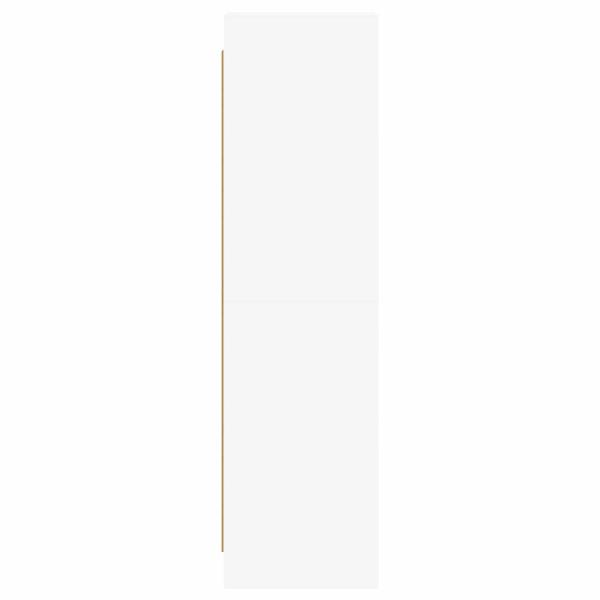 Bücherregal Weiß 30 x 30 x 111 cm Holzwerkstoff
