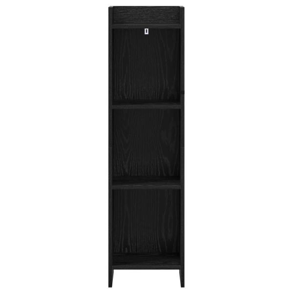 Bücherregal Schwarze Eiche 30 x 30 x 111 cm Holzwerkstoff