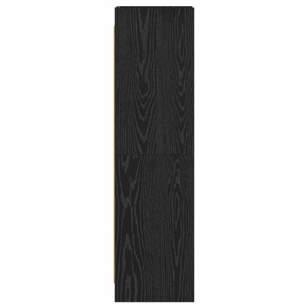 Bücherregal Schwarze Eiche 30 x 30 x 111 cm Holzwerkstoff