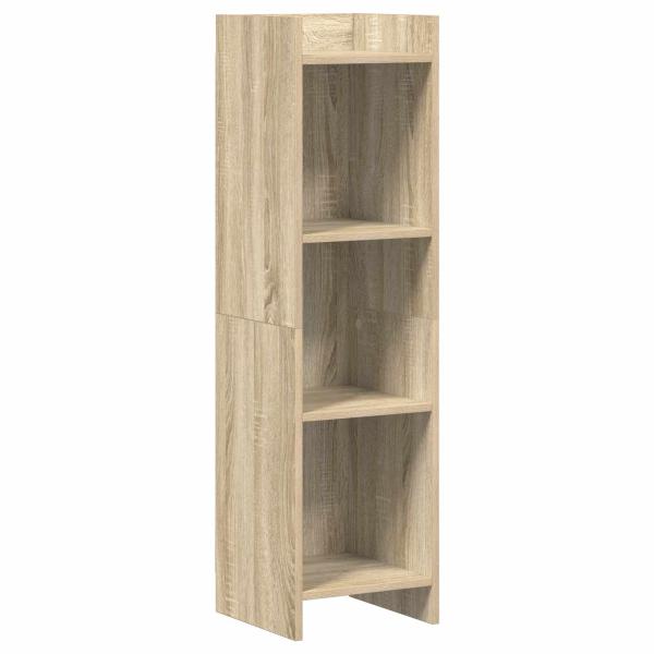 Bücherregal Sonoma-Eiche 30 x 30 x 111 cm Holzwerkstoff