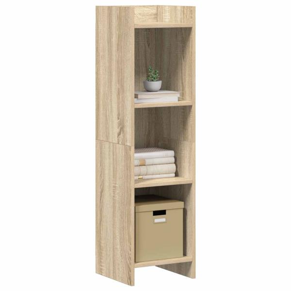 Bücherregal Sonoma-Eiche 30 x 30 x 111 cm Holzwerkstoff
