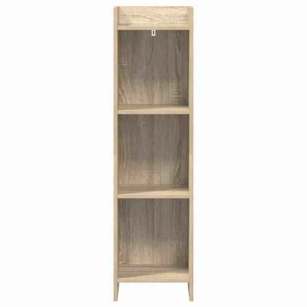 Bücherregal Sonoma-Eiche 30 x 30 x 111 cm Holzwerkstoff