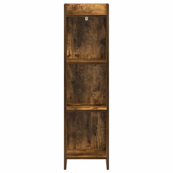 Bücherregal Geräucherte Eiche 30 x 30 x 111 cm Holzwerkstoff