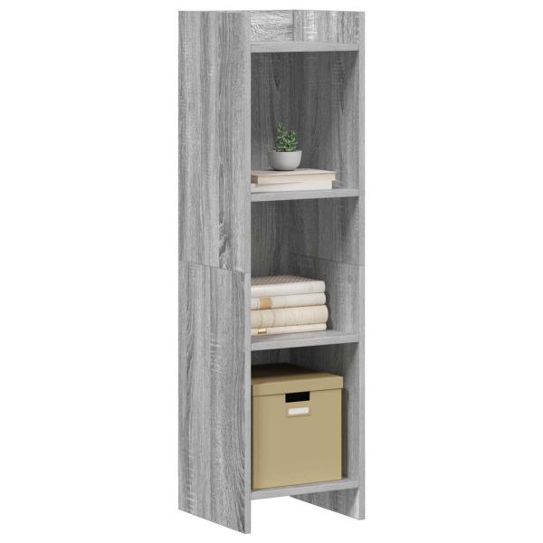 Bücherregal Grau Sonoma 30 x 30 x 111 cm Holzwerkstoff