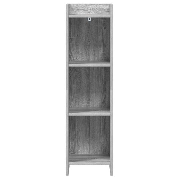 Bücherregal Grau Sonoma 30 x 30 x 111 cm Holzwerkstoff