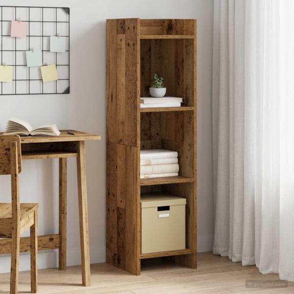 ARDEBO.de - Bücherregal Altholz 30 x 30 x 111 cm Holzwerkstoff