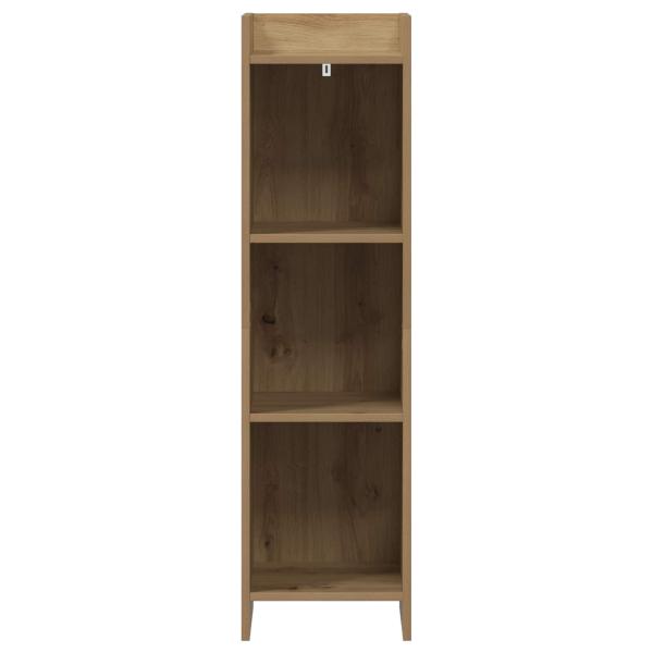 B?cherregal 3 Ebenen 30 x 30 x 111 cm Holzwerkstoff
