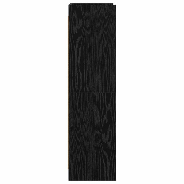 B?cherregal Schwarze Eiche 59 x 30 x 111 cm Holzwerkstoff