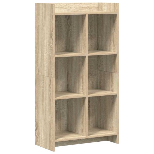 ARDEBO.de - Bücherregal Sonoma-Eiche 59 x 30 x 111 cm Holzwerkstoff