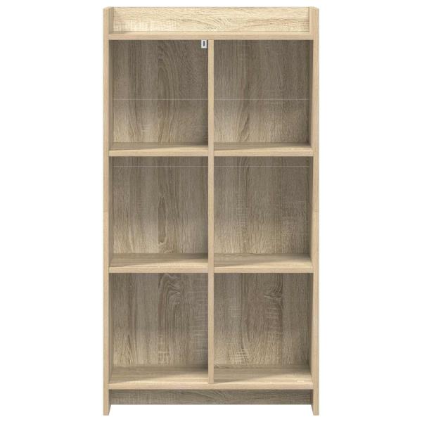 Bücherregal Sonoma-Eiche 59 x 30 x 111 cm Holzwerkstoff