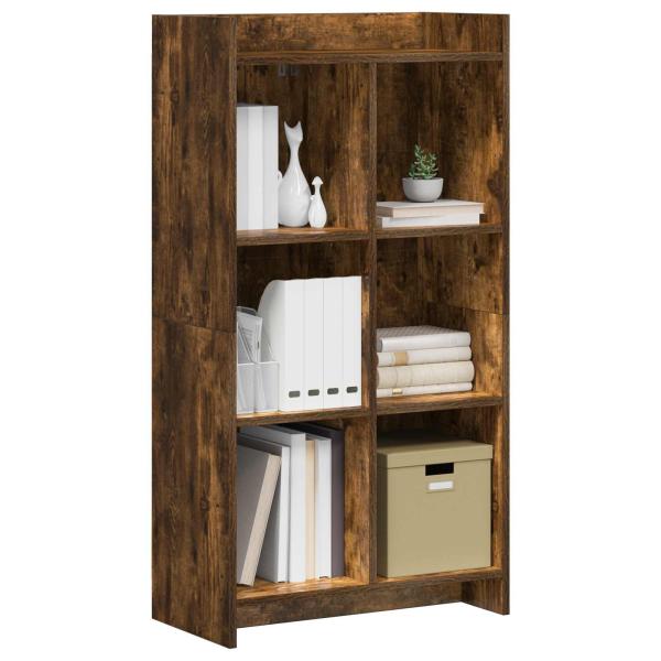 Bücherregal Geräucherte Eiche 59 x 30 x 111 cm Holzwerkstoff