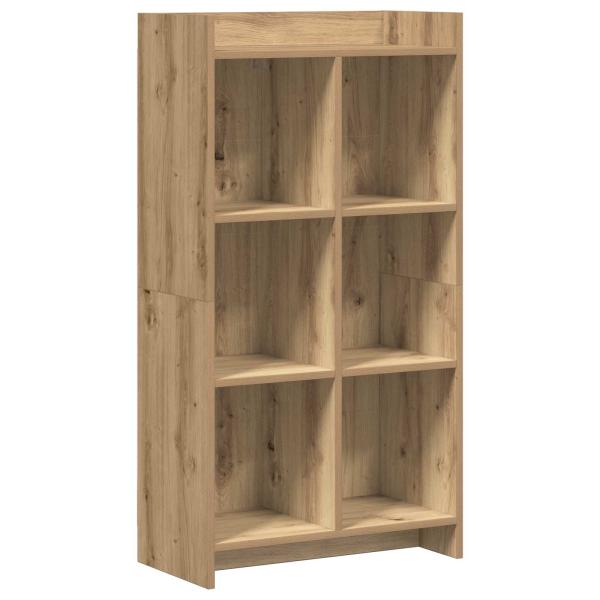 B?cherregal 6 Ebenen 59 x 30 x 111 cm Holzwerkstoff