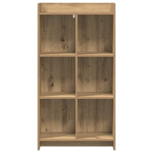 B?cherregal 6 Ebenen 59 x 30 x 111 cm Holzwerkstoff