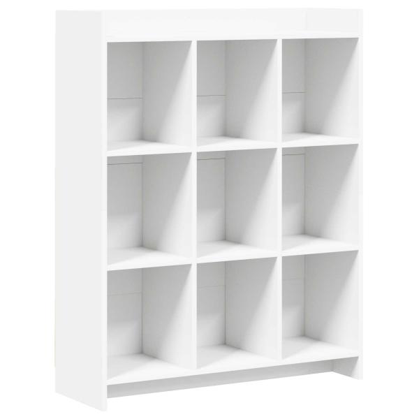 Bücherregal Weiß 87,5 x 30 x 111 cm Holzwerkstoff