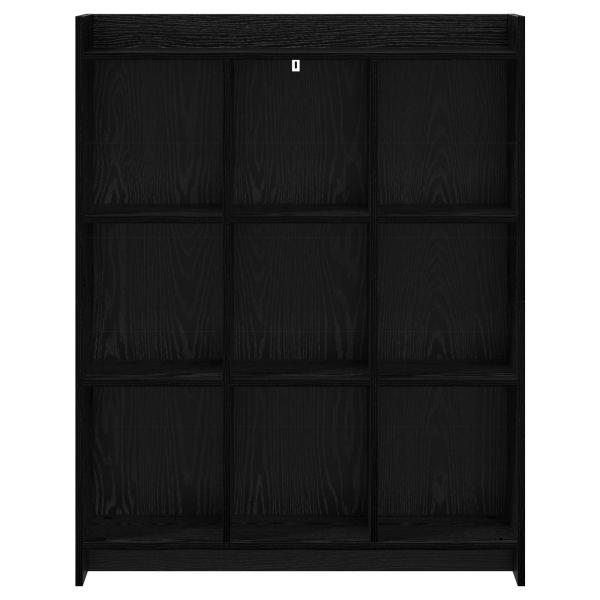 B?cherregal Schwarze Eiche 87,5 x 30 x 111 cm Holzwerkstoff
