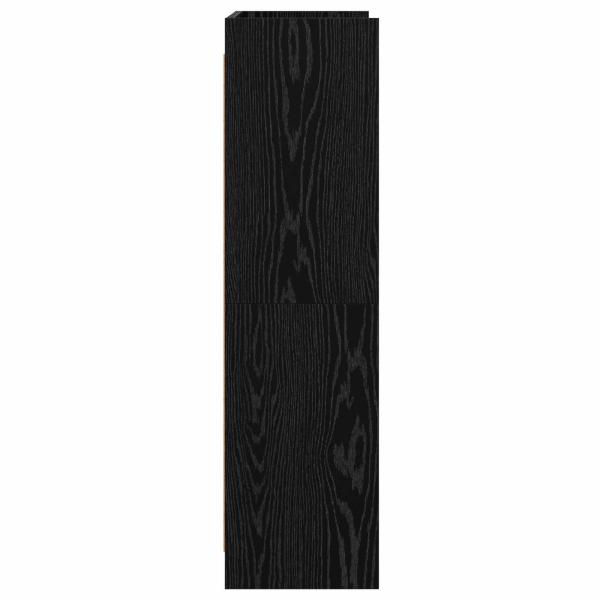 B?cherregal Schwarze Eiche 87,5 x 30 x 111 cm Holzwerkstoff
