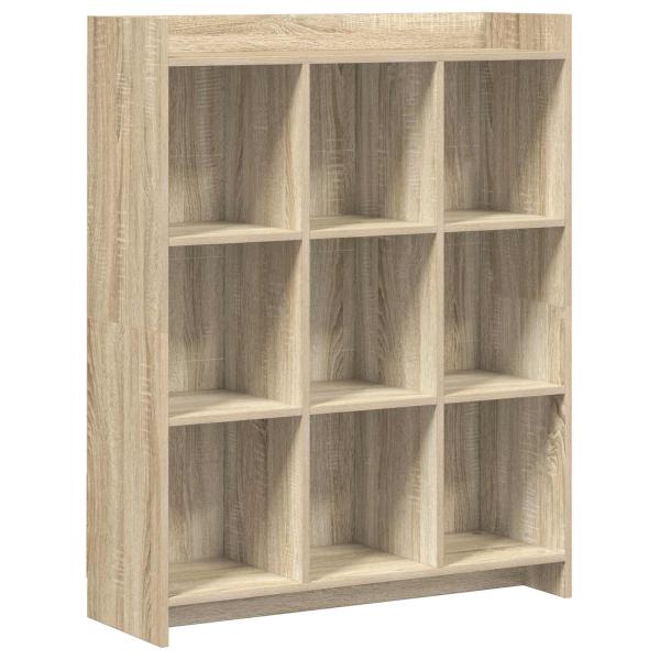 Bücherregal Sonoma-Eiche 87,5 x 30 x 111 cm Holzwerkstoff