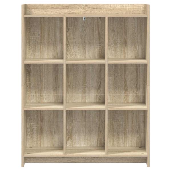 Bücherregal Sonoma-Eiche 87,5 x 30 x 111 cm Holzwerkstoff