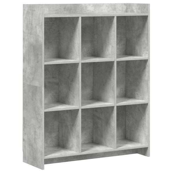 Bücherregal Beton Grau 87,5 x 30 x 111 cm Holzwerkstoff