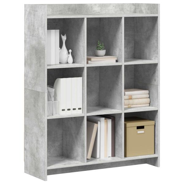 Bücherregal Beton Grau 87,5 x 30 x 111 cm Holzwerkstoff