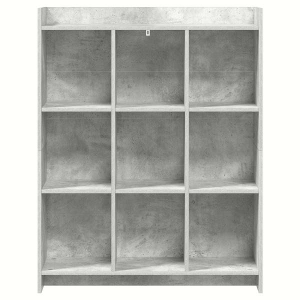 Bücherregal Beton Grau 87,5 x 30 x 111 cm Holzwerkstoff