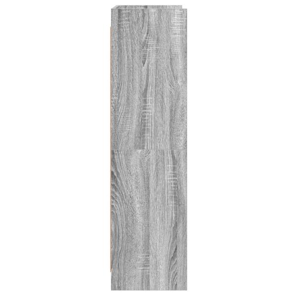 Bücherregal Grau Sonoma 87,5 x 30 x 111 cm Holzwerkstoff
