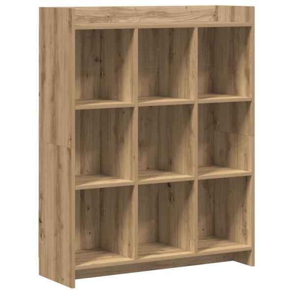 B?cherregal 9 Ebenen 87,5 x 30 x 111 cm Holzwerkstoff