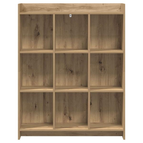 B?cherregal 9 Ebenen 87,5 x 30 x 111 cm Holzwerkstoff