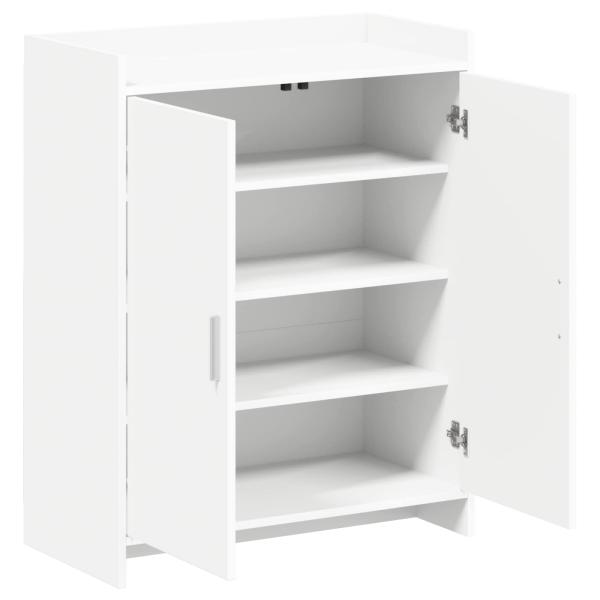 Schuhschrank mit Speicher Weiß 73,5 x 36 x 92 cm Holzwerkstoff