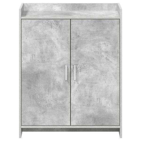 Schuhschrank mit Tür Betongrau 73,5 x 36 x 92 cm Holzwerkstoff