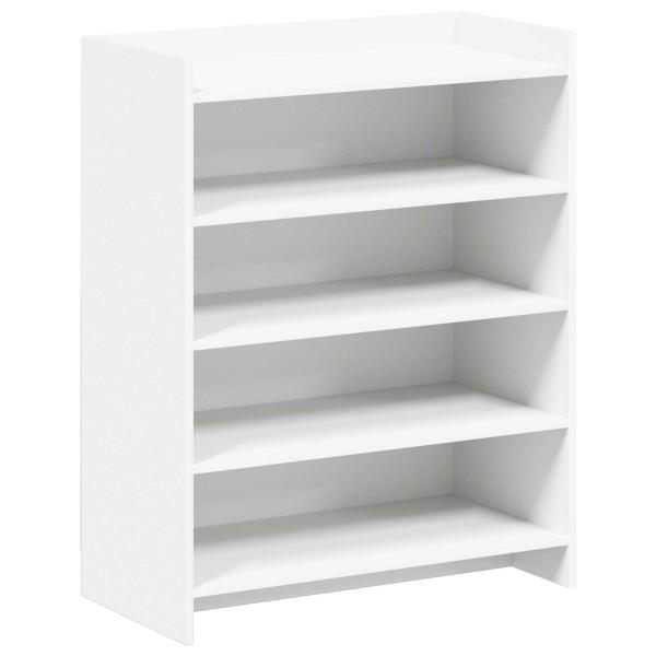 Schuhschrank mit Speicher Weiß 73,5 x 36 x 92 cm Holzwerkstoff