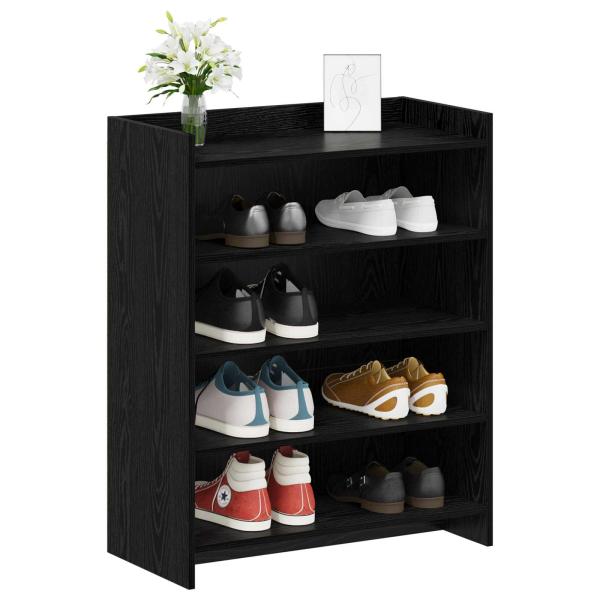 Schuhschrank Schwarze Eiche 73,5 x 36 x 92 cm Holzwerkstoff