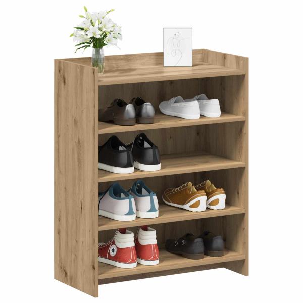 Schuhschrank 73,5 x 36 x 92 cm Holzwerkstoff Artisan-Eiche
