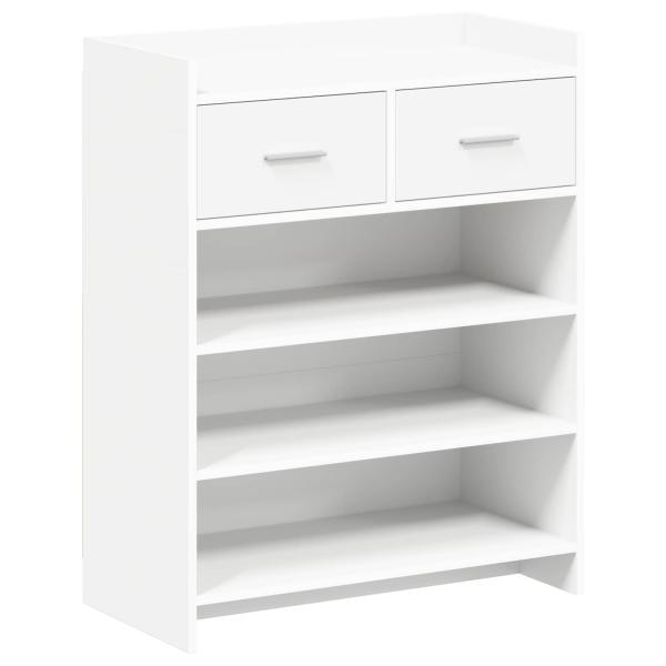 Schuhschrank 73,5 x 36 x 92 cm Holzwerkstoff Weiß