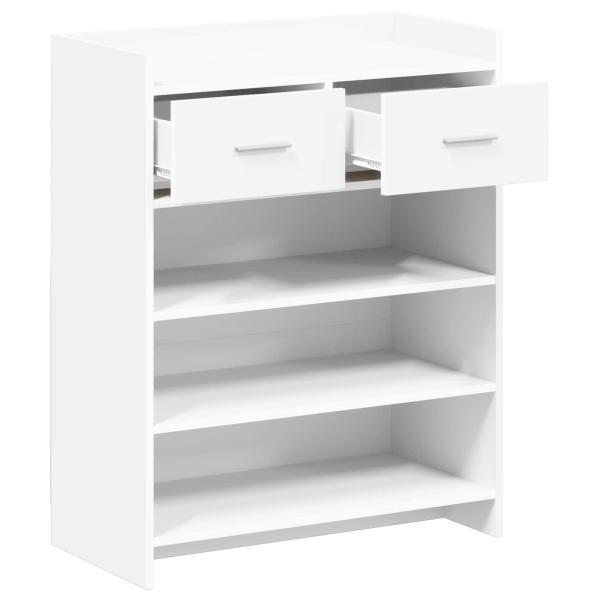 Schuhschrank 73,5 x 36 x 92 cm Holzwerkstoff Weiß