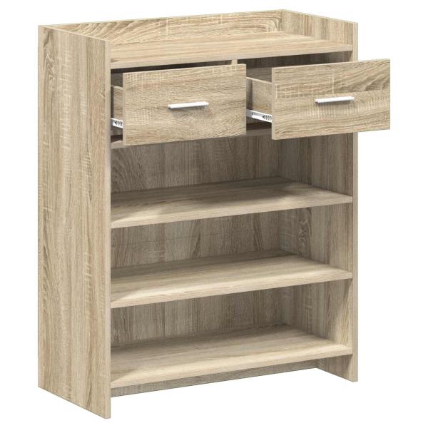Schuhschrank 73,5 x 36 x 92 cm Holzwerkstoff Sonoma-Eiche