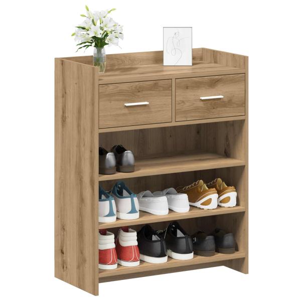 Schuhschrank 73,5 x 36 x 92 cm Holzwerkstoff Artisan-Eiche