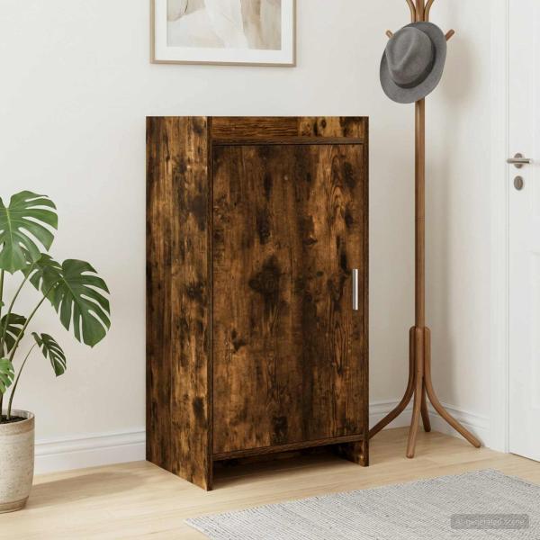 ARDEBO.de - Schuhschrank Geräucherte Eiche 48 x 36 x 92 cm Holzwerkstoff