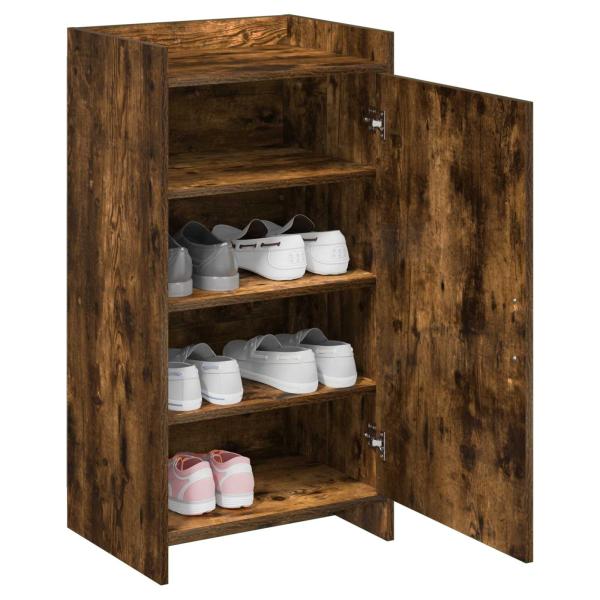 Schuhschrank Geräucherte Eiche 48 x 36 x 92 cm Holzwerkstoff