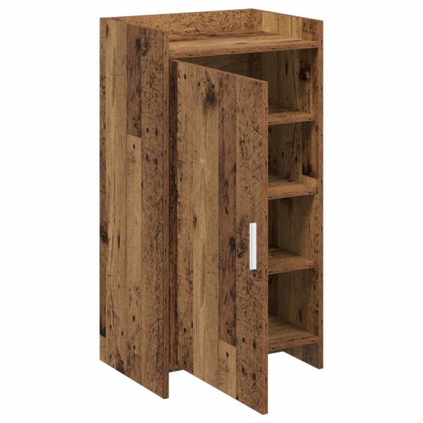 Schuhschrank mit Speicher Altholz 48 x 36 x 92 cm Holzwerkstoff