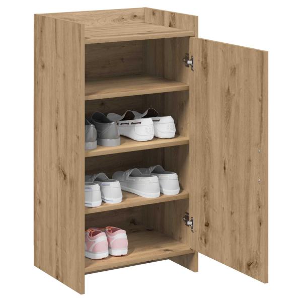 Schuhschrank 48 x 36 x 92 cm Holzwerkstoff Artisan-Eiche