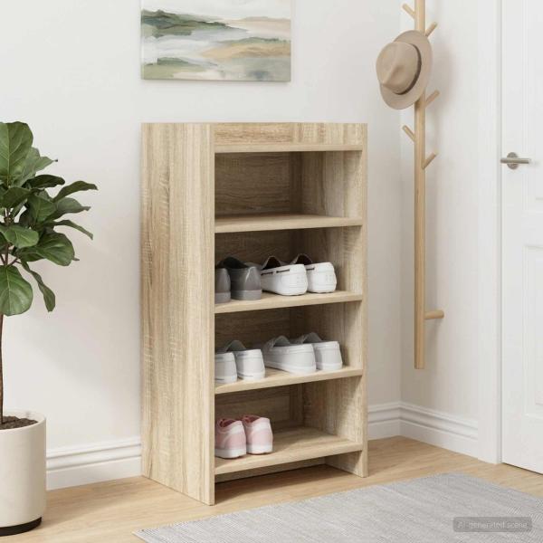 ARDEBO.de - Schuhschrank Sonoma-Eiche 48 x 36 x 92 cm Holzwerkstoff