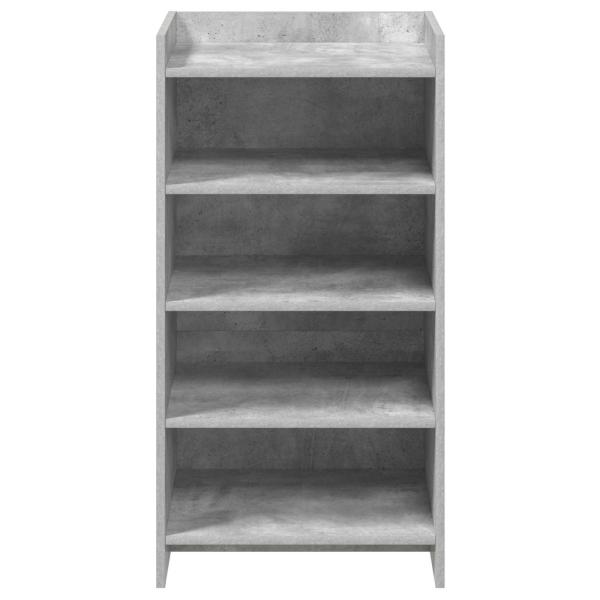 Schuhschrank Betongrau 48 x 36 x 92 cm Holzwerkstoff