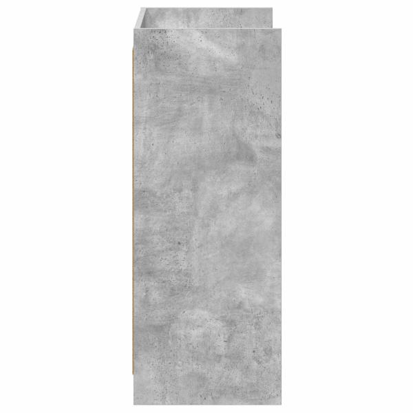 Schuhschrank Betongrau 48 x 36 x 92 cm Holzwerkstoff