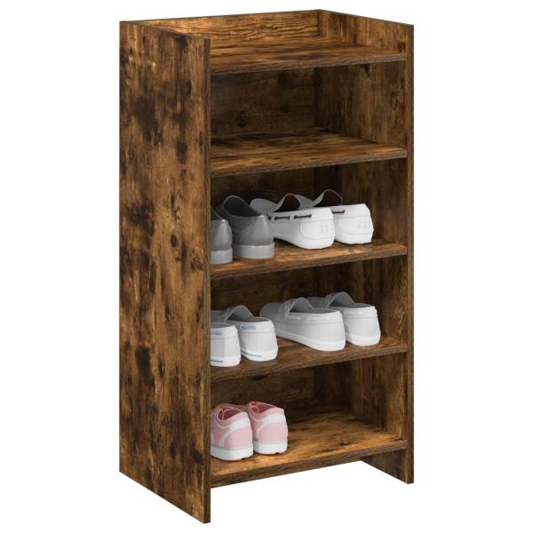 Schuhschrank Geräucherte Eiche 48 x 36 x 92 cm Holzwerkstoff