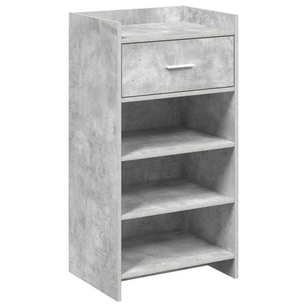 Schuhschrank Betongrau 48 x 36 x 92 cm Holzwerkstoff
