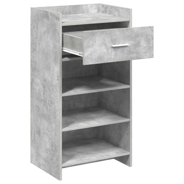 Schuhschrank Betongrau 48 x 36 x 92 cm Holzwerkstoff